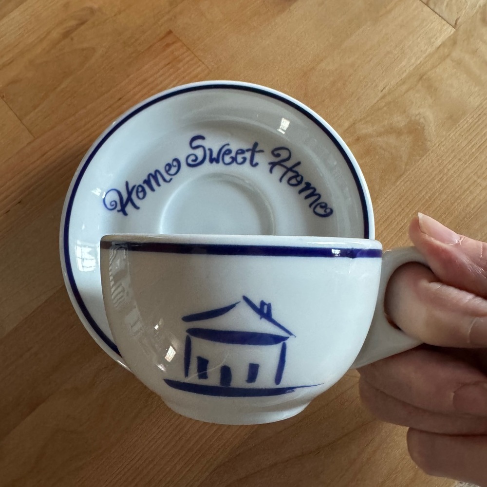 Rosanna Imports “Home Sweet Home” cup & saucer set